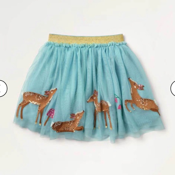 🌸SOLD🐣 HTF NWT mini boden Sequin Appliqué Tulle Skirt - Picture 11 of 15